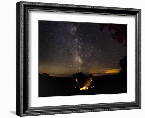 Starlit Firepit-Brenda Petrella Photography LLC-Framed Giclee Print