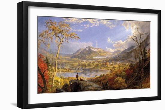 Starrucca Viaduct, Pennsylvania, 1865-Jasper Francis Cropsey-Framed Premium Giclee Print