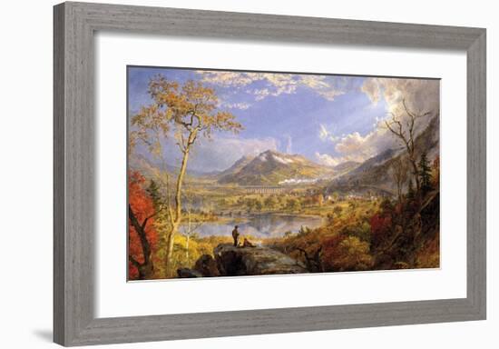 Starrucca Viaduct, Pennsylvania, 1865-Jasper Francis Cropsey-Framed Premium Giclee Print