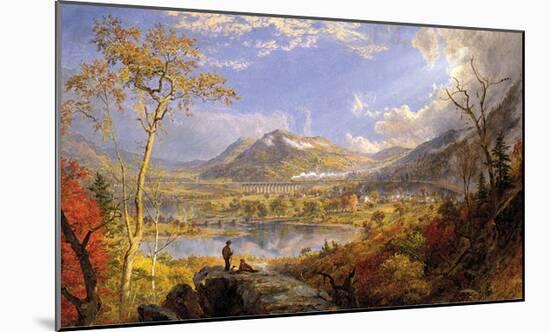 Starrucca Viaduct, Pennsylvania, 1865-Jasper Francis Cropsey-Mounted Premium Giclee Print