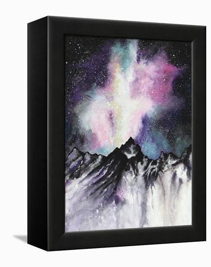 Starruption Galaxy Landscape-Michelle Faber-Framed Premier Image Canvas