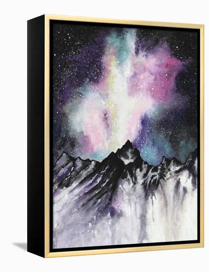 Starruption Galaxy Landscape-Michelle Faber-Framed Premier Image Canvas