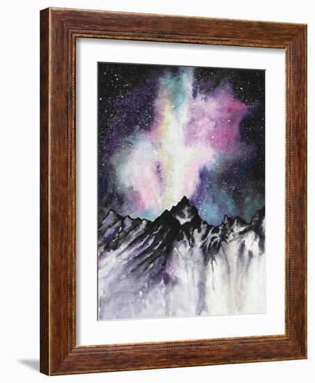 Starruption Galaxy Landscape-Michelle Faber-Framed Giclee Print