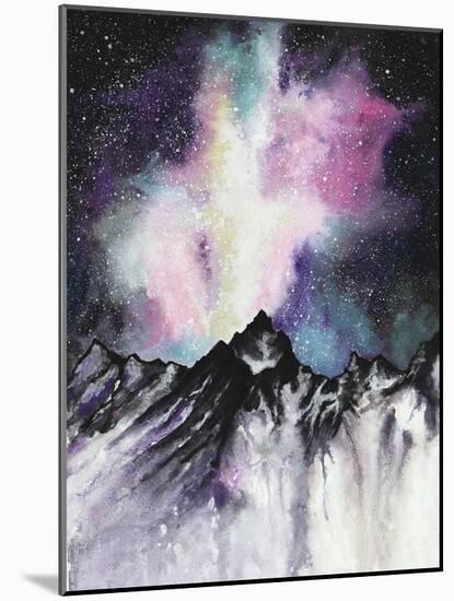 Starruption Galaxy Landscape-Michelle Faber-Mounted Giclee Print