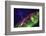 Starry Evening with the Aurora Borealis or Northern Lights and the Milky Way Galaxy, Abisko-null-Framed Photographic Print