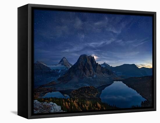 Starry Night at Mount Assiniboine-Yan Zhang-Framed Premier Image Canvas