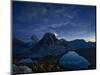 Starry Night at Mount Assiniboine-Yan Zhang-Mounted Photographic Print