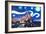 Starry Night Barcelona - Van Gogh Sagrada Familia-Markus Bleichner-Framed Art Print