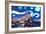 Starry Night Barcelona - Van Gogh Sagrada Familia-Markus Bleichner-Framed Premium Giclee Print