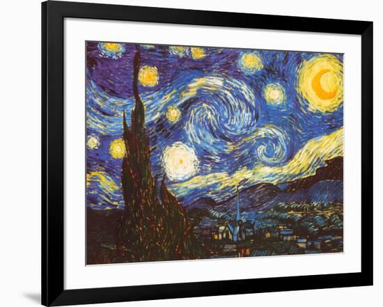 Starry Night, c.1889-Vincent van Gogh-Framed Art Print