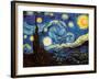 Starry Night, c.1889-Vincent van Gogh-Framed Art Print