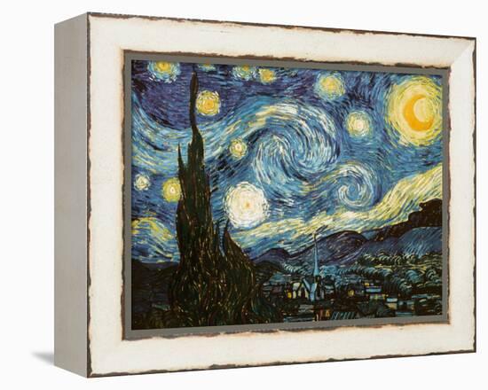 Starry Night, c.1889-Vincent van Gogh-Framed Premier Image Canvas