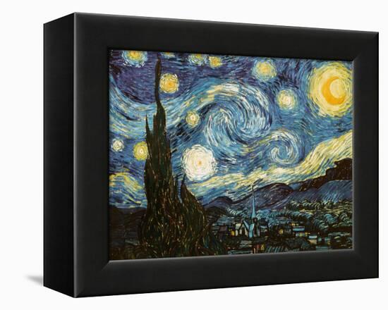 Starry Night, c.1889-Vincent van Gogh-Framed Premier Image Canvas