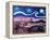 Starry Night in Jerusalem over Wailing Wall-Markus Bleichner-Framed Stretched Canvas