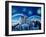 Starry Night in Neuschwanstein - Romantic Castle-Markus Bleichner-Framed Art Print