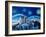 Starry Night in Neuschwanstein - Romantic Castle-Markus Bleichner-Framed Art Print