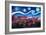 Starry Night in Nuremberg Germany with Castle and-Martina Bleichner-Framed Art Print