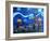 Starry Night in St Petersburg Russia-Martina Bleichner-Framed Art Print