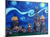 Starry Night in St Petersburg Russia-Martina Bleichner-Mounted Art Print