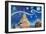 Starry Night in Thailand Van Gogh Inspirations i-Martina Bleichner-Framed Art Print