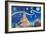 Starry Night in Thailand Van Gogh Inspirations i-Martina Bleichner-Framed Art Print