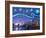 Starry Night in Toronto Ontario Canada-Martina Bleichner-Framed Art Print