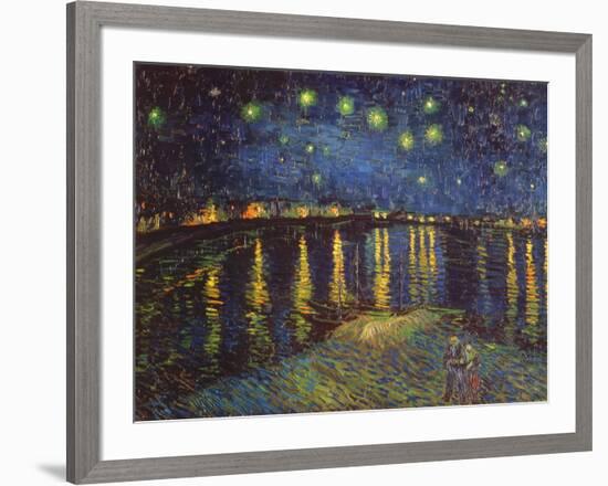 Starry Night over the Rhone, c.1888-Vincent van Gogh-Framed Art Print