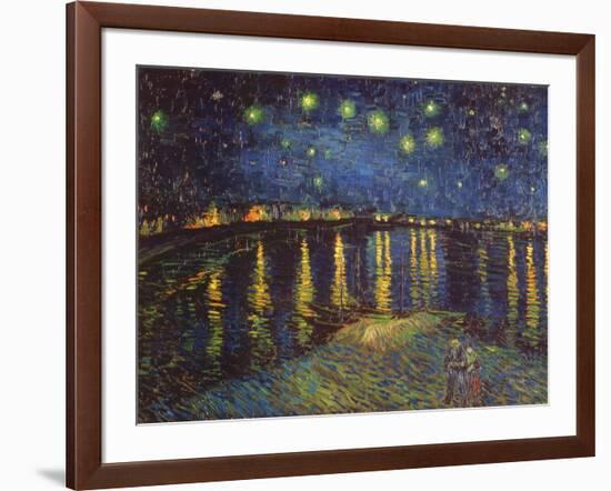 Starry Night over the Rhone, c.1888-Vincent van Gogh-Framed Art Print