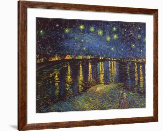 Starry Night over the Rhone, c.1888-Vincent van Gogh-Framed Art Print