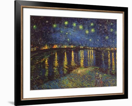 Starry Night over the Rhone, c.1888-Vincent van Gogh-Framed Art Print