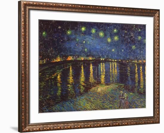 Starry Night over the Rhone, c.1888-Vincent van Gogh-Framed Art Print