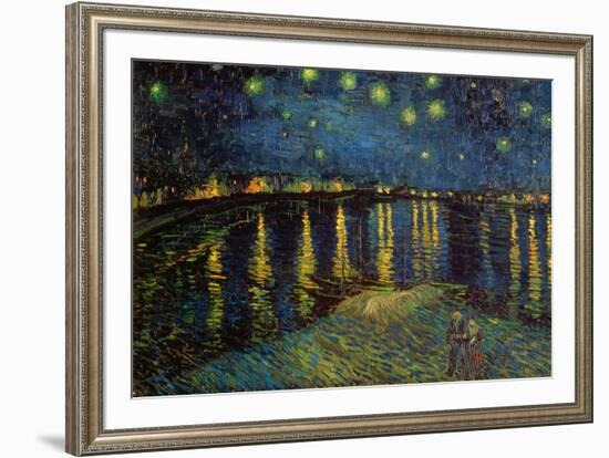 Starry Night Over the Rhone, c.1888-Vincent van Gogh-Framed Art Print