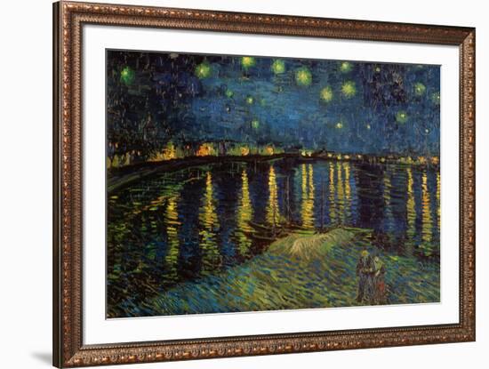 Starry Night Over the Rhone, c.1888-Vincent van Gogh-Framed Art Print