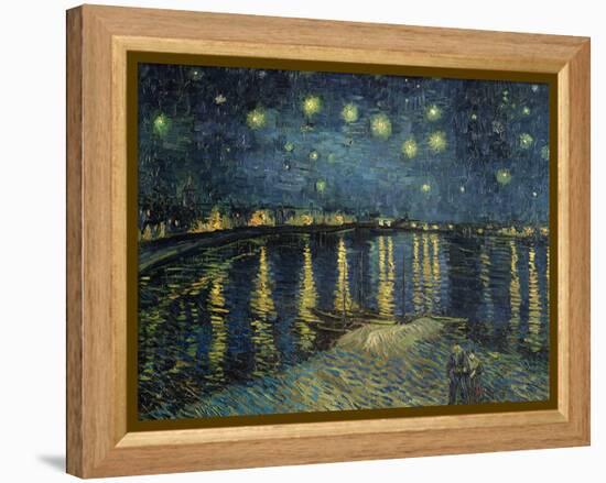 Starry Night over the Rhone, c.1888-Vincent van Gogh-Framed Premier Image Canvas