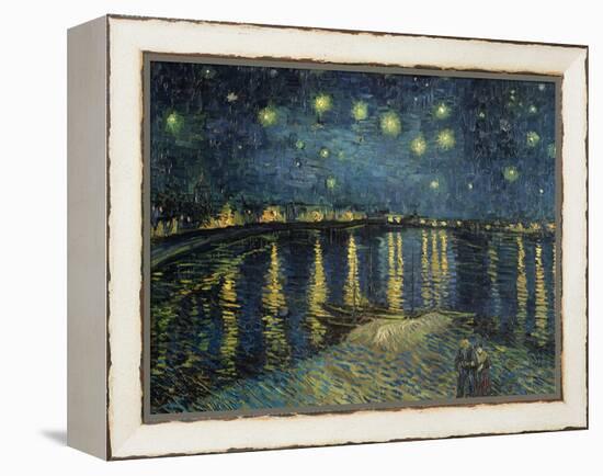 Starry Night over the Rhone, c.1888-Vincent van Gogh-Framed Premier Image Canvas