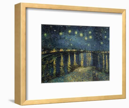 Starry Night over the Rhone, c.1888-Vincent van Gogh-Framed Premium Giclee Print