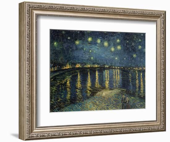 Starry Night over the Rhone, c.1888-Vincent van Gogh-Framed Premium Giclee Print