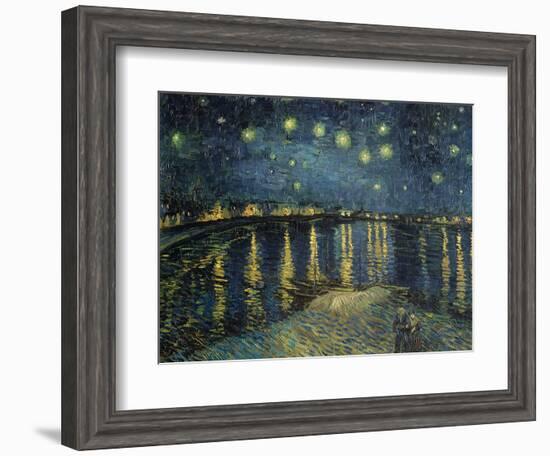 Starry Night over the Rhone, c.1888-Vincent van Gogh-Framed Premium Giclee Print