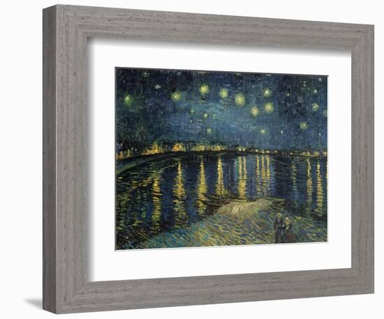 Starry Night over the Rhone, c.1888-Vincent van Gogh-Framed Premium Giclee Print