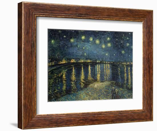 Starry Night over the Rhone, c.1888-Vincent van Gogh-Framed Premium Giclee Print