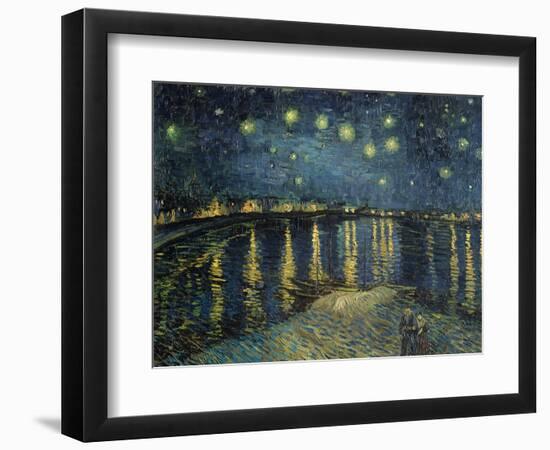 Starry Night over the Rhone, c.1888-Vincent van Gogh-Framed Premium Giclee Print