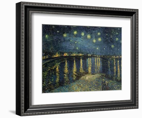 Starry Night over the Rhone, c.1888-Vincent van Gogh-Framed Premium Giclee Print