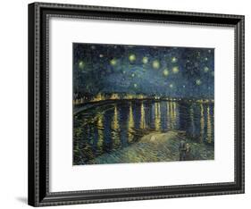 Starry Night over the Rhone, c.1888-Vincent van Gogh-Framed Giclee Print