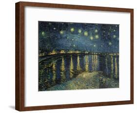 Starry Night over the Rhone, c.1888-Vincent van Gogh-Framed Giclee Print