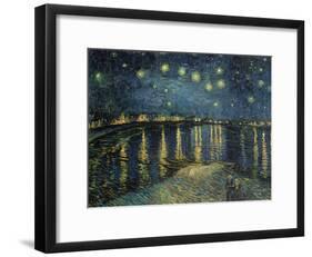 Starry Night over the Rhone, c.1888-Vincent van Gogh-Framed Giclee Print