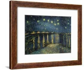 Starry Night over the Rhone, c.1888-Vincent van Gogh-Framed Giclee Print