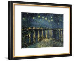 Starry Night over the Rhone, c.1888-Vincent van Gogh-Framed Giclee Print