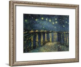 Starry Night over the Rhone, c.1888-Vincent van Gogh-Framed Giclee Print
