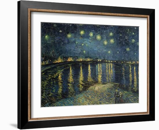 Starry Night over the Rhone, c.1888-Vincent van Gogh-Framed Giclee Print