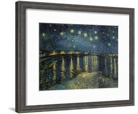 Starry Night over the Rhone, c.1888-Vincent van Gogh-Framed Giclee Print